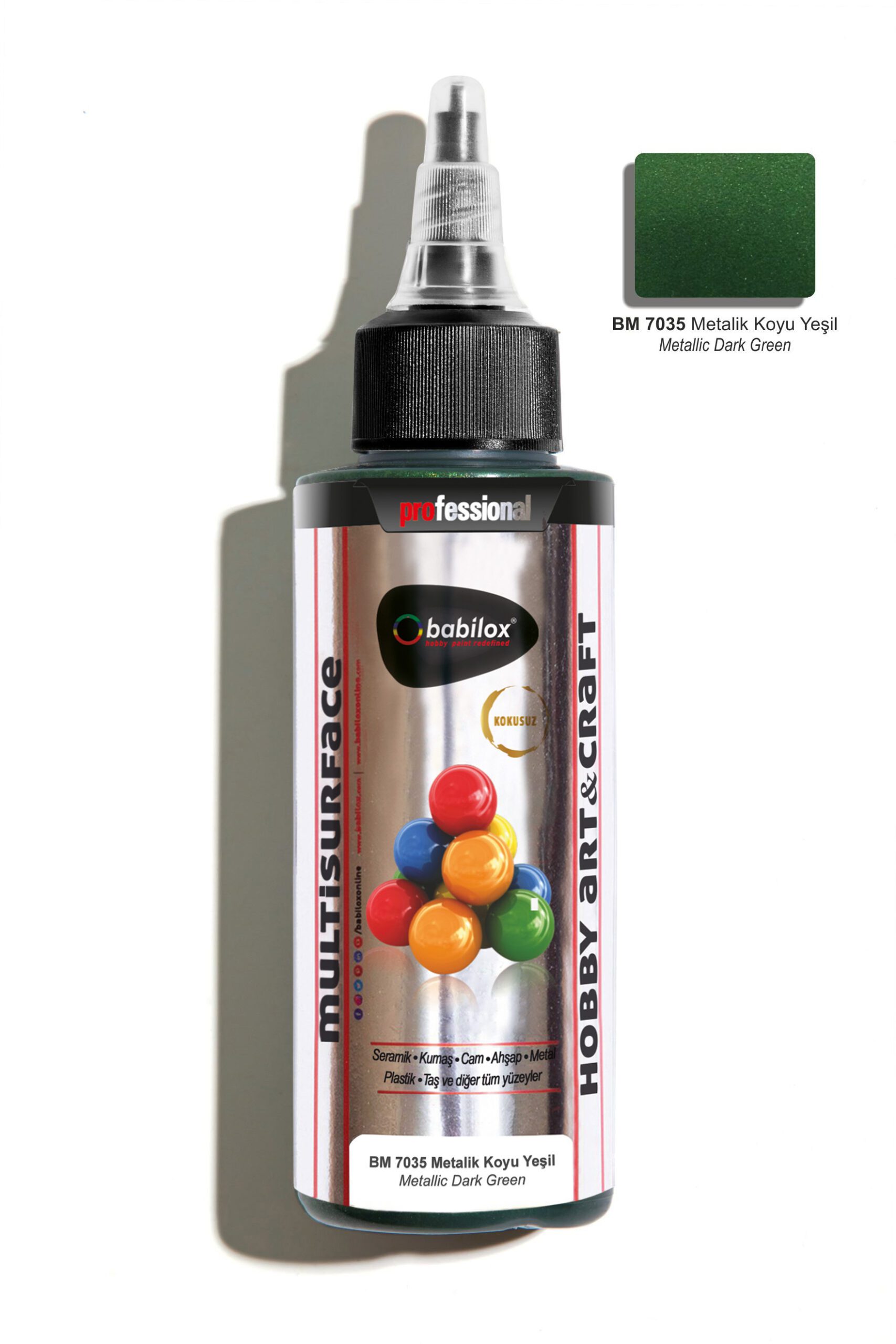Multisurface <br> Babilox BM 7035 Metalik Koyu Yeşil